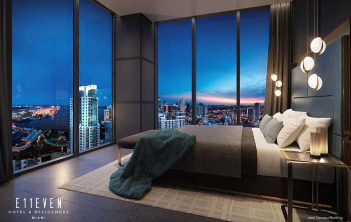 Renderings of E11EVEN Hotel & Residences in Miami